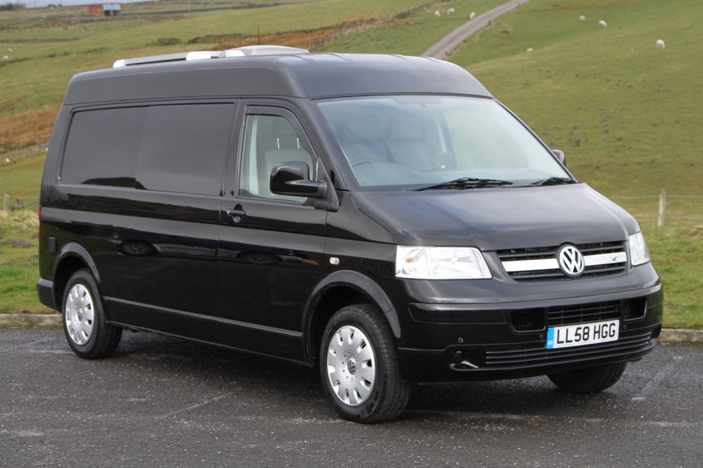 VOLKSWAGEN T5 MEDIUM HIGH ROOF, LWB, 2 SINGLES OR ONE HUGE TRIPLE, REAR KITCHEN AND TOILET ALCOVE