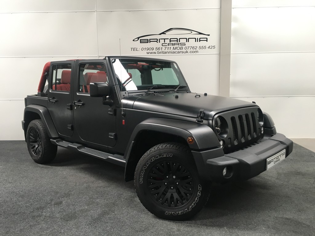 JEEP WRANGLER  SAHARA UNLIMITED CRD 4DR AUTOMATIC For Sale in Sheffield  - Britannia Cars