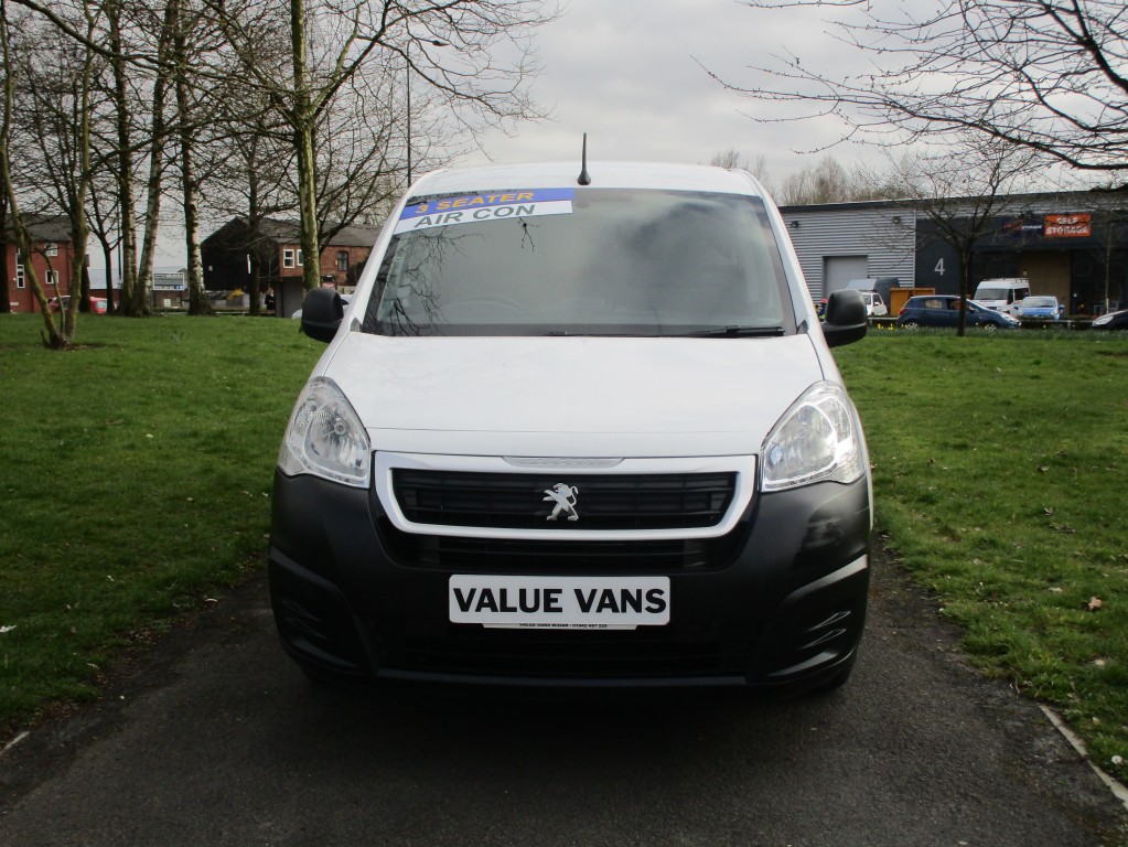 PEUGEOT PARTNER (3 Seater) 1.6 HDi 850 (90,074 Miles) For Sale in Wigan -  Value Vans Wigan