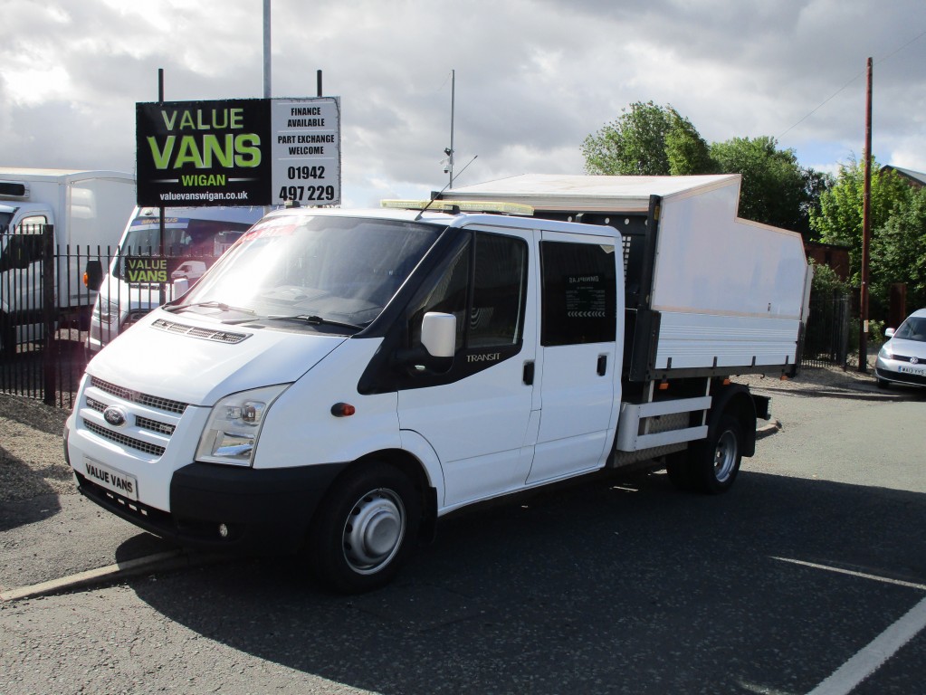 new ford transit crew cab tipper for sale