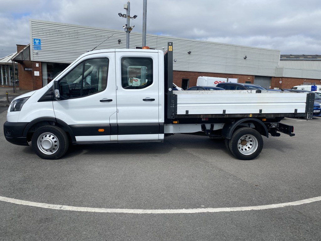 FORD TRANSIT 2.0 350 130PS LEADER  CREW CAB  1 WAY TIPPER