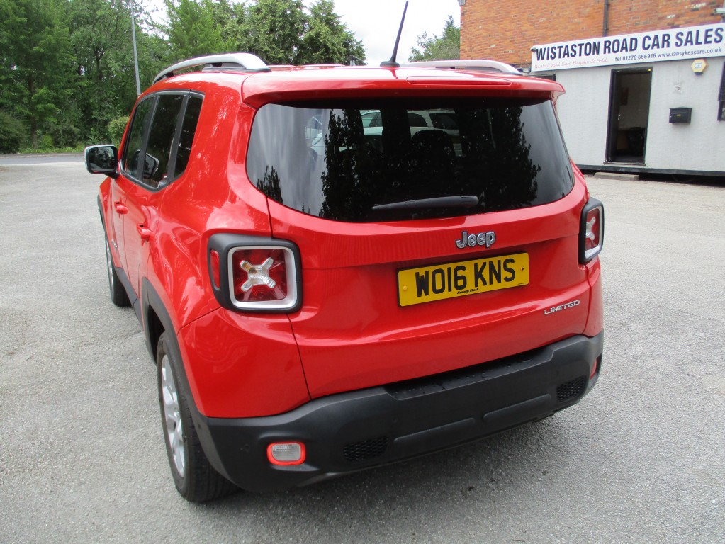 JEEP RENEGADE 1.6 M-JET LIMITED 5DR Manual