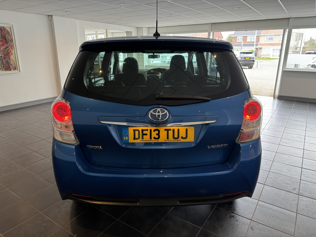 TOYOTA VERSO 7SEATER 1.6 VALVEMATIC ICON 5DR Manual