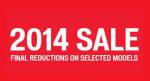 Final Reductions on our Remaining 2014 models.