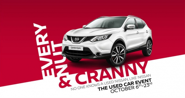 Crosby Park Nissan Used Car Event Start 6th October 2017