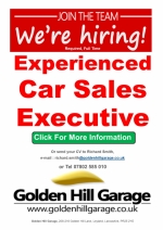 We Are Hiring! Car Sales Executive Required